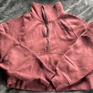 Lululemon oversized scuba half zip with funnel neck. Gently worn